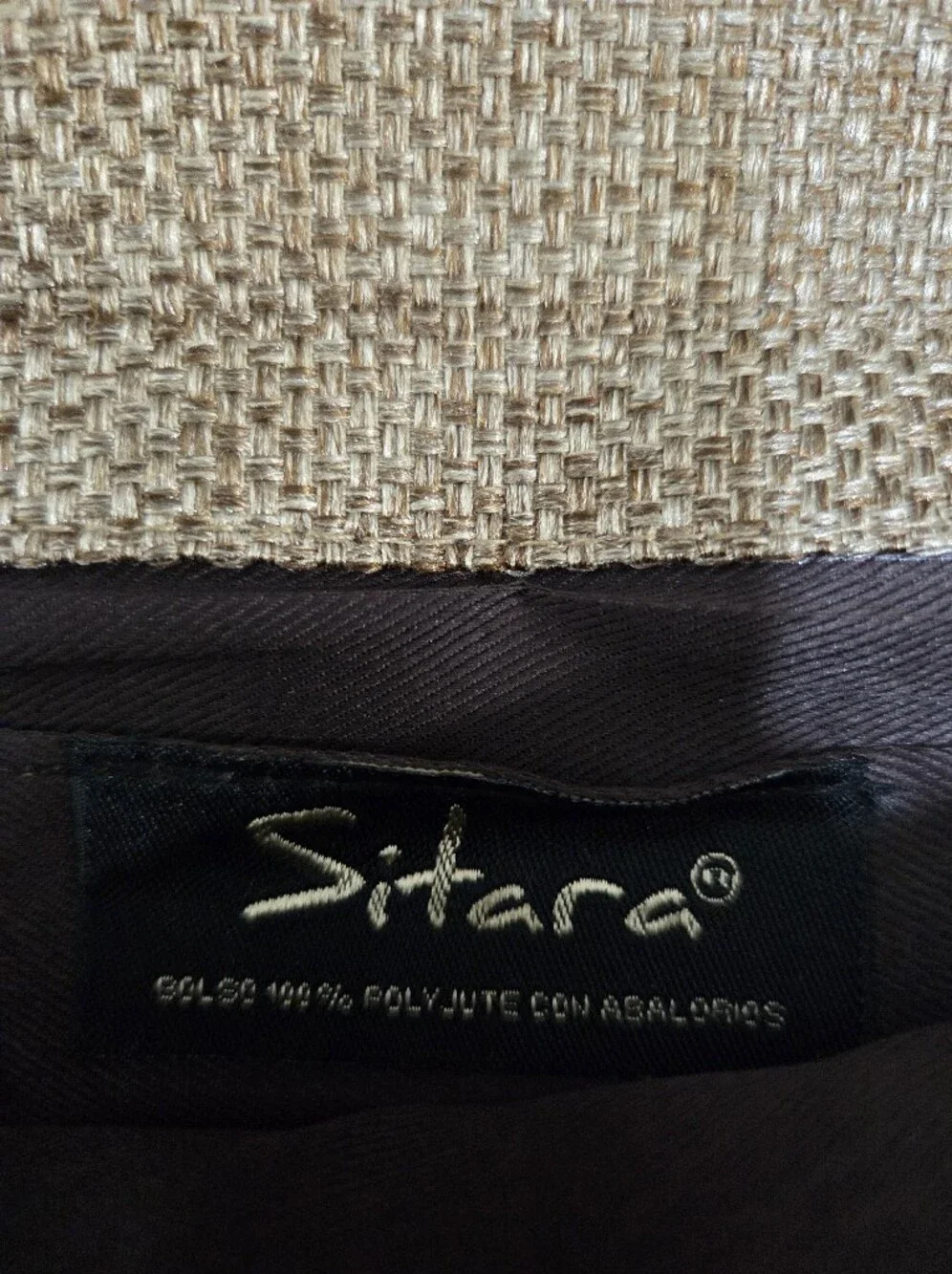 Sitara Gold-Tone Woven Crossbody Clutch - Textured Removable Strap Dust Bag